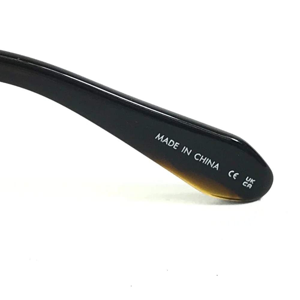 Garrett Leight Eyeglasses Frames RILEY COFT Brown Horn Square Full Rim 48-22-143